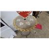 Image 2 : Vintage Berkley Two-Tier Rotating Fishing Rod Retail Display Stand with Heart Logo 50" Hgt.