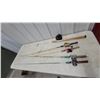 Image 1 : Lot of Five Vintage Fishing Rods and Reels Including Shakespeare 747A and More