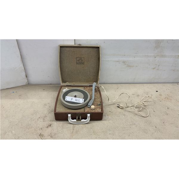 Vintage RCA Victor K 779 Portable Three-Speed Suitcase Record Player