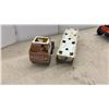 Image 11 : Tonka Pressed Steel Green Farm Tractor with Gravity Wagon, Car Carrier, Jeep