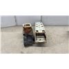 Image 8 : Tonka Pressed Steel Green Farm Tractor with Gravity Wagon, Car Carrier, Jeep