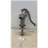 Image 1 : Vintage Cast Iron Shallow-Well Pitcher Hand Pump with Blue Paint and P.D.Z. Markings