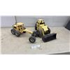 Image 1 : Tonka Pressed Steel Motor Grader and Front End Loader Construction Toys, 1960s-1970s