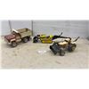 Image 1 : Tonka Construction Vehicles: Dump Truck, Tracked Excavator, and Front-End Loader Backhoe