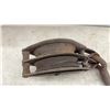 Image 2 : Vintage Heavy-Duty Large Steel Double Block Pulley with Hook