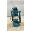 Image 6 : Lot of Three Vintage Hurricane Lanterns Including Dietz, One Converted to Electric Light