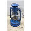 Image 9 : Lot of Three Vintage Hurricane Lanterns Including Dietz, One Converted to Electric Light