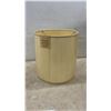 Image 4 : Lot of Five Assorted Lamp Shades Including Conical with Orange Trim and Cylindrical
