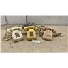 Image 1 : Lot of Three Western Electric Desk Telephones, Two 2500 Series and One 500 Series Rotary