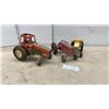 Image 1 : Ertl Allis-Chalmers 7050, International Harvester, and Yellow Tractor Toy Lot