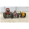 Image 2 : Ertl Allis-Chalmers 7050, International Harvester, and Yellow Tractor Toy Lot