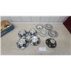 Image 1 : Set of Four Chevrolet Chrome Wheel Center Caps, Ford and GMC Center Caps, and More