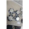 Image 2 : Set of Four Chevrolet Chrome Wheel Center Caps, Ford and GMC Center Caps, and More