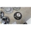 Image 4 : Set of Four Chevrolet Chrome Wheel Center Caps, Ford and GMC Center Caps, and More