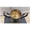 Image 4 : Silver-Plated Hot Water Urn with Ornate Spigot, Scrolled Handles, and Footed Stand