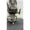 Image 6 : Silver-Plated Hot Water Urn with Ornate Spigot, Scrolled Handles, and Footed Stand