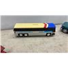 Image 4 : Algonac Savings Bank Armored Car Coin Bank, Greyhound Bus, Tractor, and More