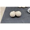Image 3 : Assorted Vintage Ceramic and Porcelain Drawer Pulls and Cabinet Knobs with Brass Handle and More