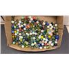 Image 2 : Assorted Glass Marbles Including Cat's Eye and Swirl Designs