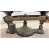 Image 5 : Vintage J. Chatillon & Sons Cast Iron Balance Scale with Brass Beam and Weight