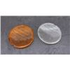 Image 6 : Lot of Six Colored Glass Signal Lenses, Green, Amber, Orange, and Clear, 5" Diameter