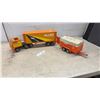 Image 1 : Tonka Allied Van Lines Semi-Truck and Trailer AVL 86652 and U-Haul Trailer and More