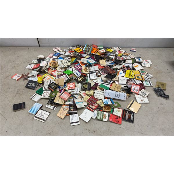 Large Collection of Assorted Vintage Advertising Matchbooks from Hotels, Restaurants, and More