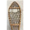 Image 3 : Pair of Vintage Walker Traditional Wooden Snowshoes with Rawhide Lacing, 40"