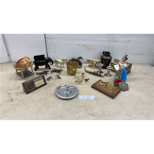 Slava 11-Jewel Mechanical Alarm Clock, Desk Calendar with Monogram, and More