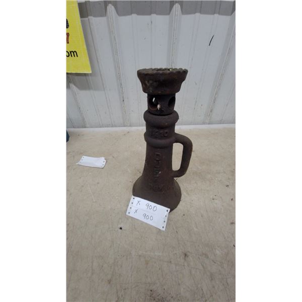 Antique Cast Iron Railroad Jack, Circa 1910
