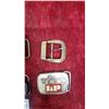 Image 4 : Lot of Six Belt Buckles: CN Transcona, North American Fishing Club Life Member, and More