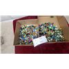Image 1 : Two Boxes of Assorted Glass Marbles