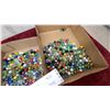 Image 4 : Two Boxes of Assorted Glass Marbles