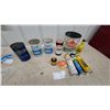 Image 1 : Esso Motor Oil Can, Conoco Polar Start DN-600 Fluid, Supertest Anti-Freeze, and More