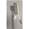 Image 3 : Vintage Broad Hewing Axe with Wood Handle, 15" Head