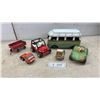 Image 1 : Vintage Tonka Jeep, Wagon, Truck, VW Bus Taxi Tin Model, and More Toy Vehicles