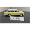Image 1 : 1955 Chevrolet Bel Air Nomad Die-Cast Model Car 1/24 Scale, Yellow and White Two-Tone