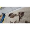 Image 4 : Antique Cast Iron Barn Pulleys, Hay Trolley Track Hanger, and More