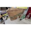 Image 3 : Blackwoods Beverages (1966) Ltd. Winnipeg Wooden Crate with 16x Vintage Soda Bottles