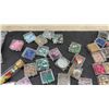 Image 3 : Assorted Craft Embellishments: Sequins, Beads, Glitter in Clear Boxes, Vials, and More
