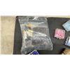 Image 4 : Assorted Craft Embellishments: Sequins, Beads, Glitter in Clear Boxes, Vials, and More