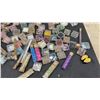 Image 7 : Assorted Craft Embellishments: Sequins, Beads, Glitter in Clear Boxes, Vials, and More