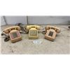 Image 1 : Lot of Three Vintage AT&T and Western Electric 2500 Series Touch-Tone Desk Telephones 1970s-1980s