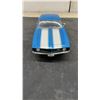 Image 4 : 1969 Chevrolet Camaro Z/28 Die-Cast Model Car, Blue with White Racing Stripes, Auto Value Livery