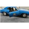 Image 6 : 1969 Chevrolet Camaro Z/28 Die-Cast Model Car, Blue with White Racing Stripes, Auto Value Livery