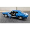 Image 7 : 1969 Chevrolet Camaro Z/28 Die-Cast Model Car, Blue with White Racing Stripes, Auto Value Livery