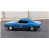 Image 8 : 1969 Chevrolet Camaro Z/28 Die-Cast Model Car, Blue with White Racing Stripes, Auto Value Livery
