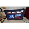 Image 1 : Royal Trust 24 Hour Service Double-Sided Illuminated Sign 24 x 38" Working