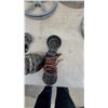 Image 7 : Beige Push-Button Desk Phone, Beige Rotary Dial Phone, and Lineman's Test Set