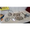 Image 1 : National Electric Manufacturing Co. B-6 Electric Bell, Valve Wheels, Heat Lamp, and More